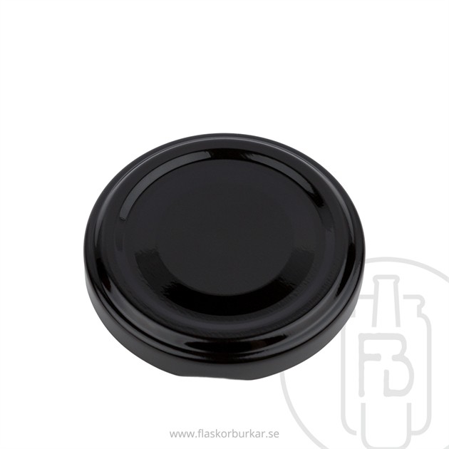 Twist off lid, 58mm, Black